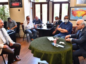 Başkan Zorluoğlu Trabzon Gazeteciler Cemiyeti’ni Ziyaret Etti