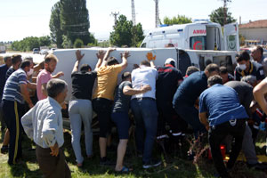Amasya'da otomobil ile cip çarpıştı: 2 ölü, 4 yaralı