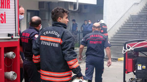 KTÜ Farabi Hastanesi’ndeki yangın paniğe neden oldu