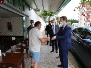 Vali Ünlü, Covıd-19 Denetimini Sürdürüyor