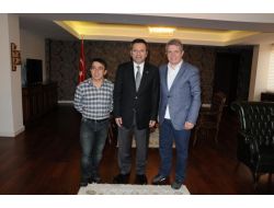 Halil Mutlu Ve Arıkan'dan Vali Aksoy’a Ziyaret