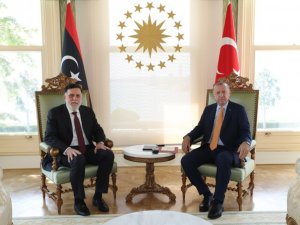 Cumhurbaşkanı Erdoğan, Libya Başbakanı Fayiz Es-serrac’ı Kabul Etti