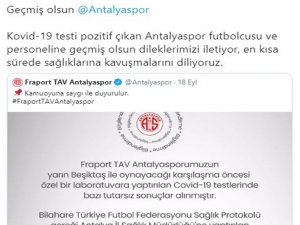 Sivasspor’dan Antalyaspor’a Geçmiş Olsun Mesajı