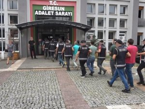 Giresun’un Dereli İlçesinde Yıkım Ekibine Saldırarak Yaralayan 9 Şüpheli Tutuklandı