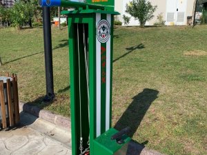 Giresun Sahiline Bisiklet Tamir İstasyonları Kuruldu