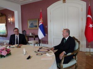 Cumhurbaşkanı Erdoğan, Sırbistan Cumhurbaşkanını Kabul Etti
