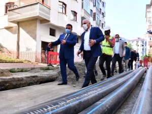 Trabzon’un İçme Suyu Hattını Yenileme Çalışmaları Devam Ediyor