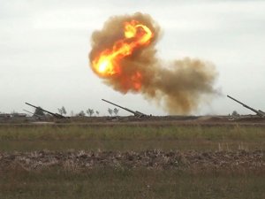 Ermeni Topçu Birlikleri Azerbaycan Ordusu Tarafından Vuruldu