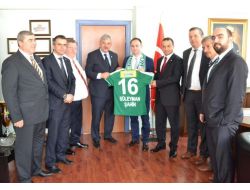 Bursaspor Yönetiminden Şahin’e Ziyaret