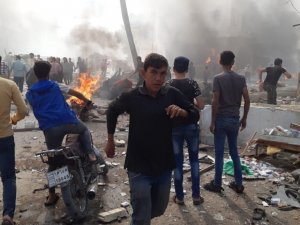 El Bab’ta Bomba Yüklü Araç Patladı : 15 Ölü , 30 Yaralı