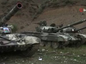 Azerbaycan Ordusu, Ermenistan’a Ait Tankları Ve Mühimmatları Ele Geçirdi