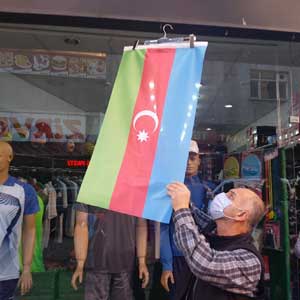Rize'den Azerbaycan'a "Bayraklı" Destek