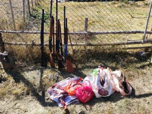 Gümüşhane’de Tabiat Parkı İçinde Yaban Keçisi Avlayanlar Suçüstü Yakalandı