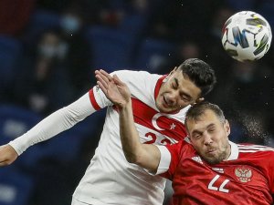 Uefa Uluslar B Ligi: Rusya: 1 - Türkiye: 0 (İlk Yarı)