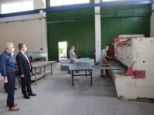 Vali Enver Ünlü, 1’inci Osb’de İncelemelerde Bulundu