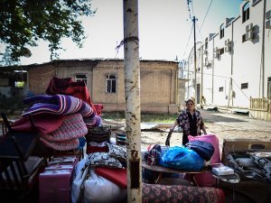 Gence’deki Saldırının Enkazı Görüntülendi