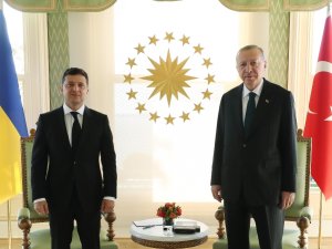 Cumhurbaşkanı Erdoğan Ukrayna Devlet Başkanı Volodimir Zelenski İle Bir Araya Geldi