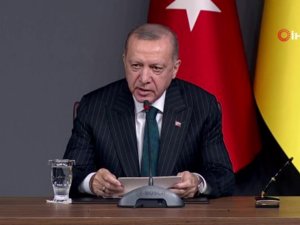 Erdoğan: “Ukrayna’nın Egemenliğini Kırım Dahil Toprak Bütünlüğünü Hep Destekledik Destekleyeceğiz”