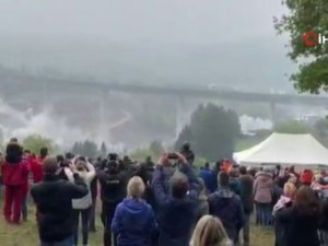 Almanya’da 53 Yıllık Viyadük Kontrollü Şekilde Yıkıldı