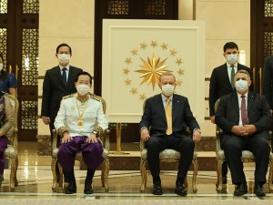 Cumhurbaşkanı Erdoğan, Kamboçya Büyükelçisini Kabul Etti