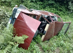 Rize’de Trafik Kazası : 1 Ölü 1 Yaralı