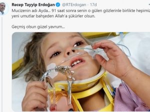 Cumhurbaşkanı Erdoğan’dan Ayda Bebek İçin Duygulandıran Paylaşım