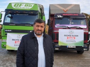 Giresun’dan İzmir’e İki Tır Yardım Yola Çıktı
