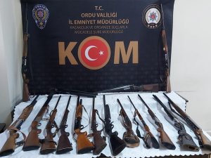 Ordu Merkezli Silah Kaçakçılığı Operasyonu: 45 Gözaltı