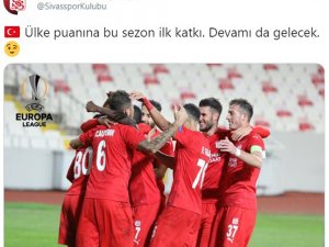 Sivasspor’dan İddialı Paylaşım
