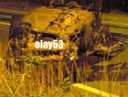 Rize'de araç takla attı