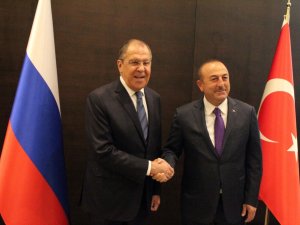 Bakan Çavuşoğlu, Rus Mevkidaşı Lavrov İle Görüştü