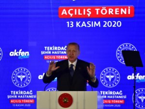 Cumhurbaşkanı Erdoğan Tekirdağ Şehir Hastanesi’nin Açılış Töreninde Konuştu