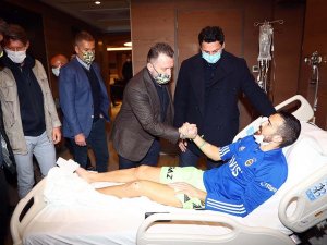 Fenerbahçe’den Harun Tekin’e Moral Ziyareti