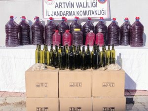 Artvin’de Jandarmadan Kaçak İçki Operasyonu