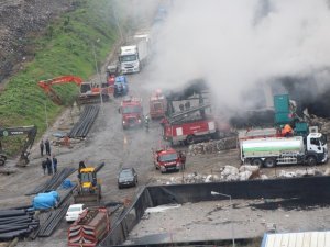Giresun’da Çöp Tesisinde Yangın