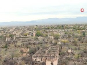 Ermeniler, Ağdam Şehrinden Yakıp Yıkarak Çekildi