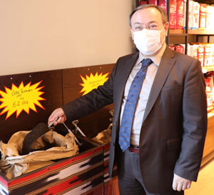 ÇAYKUR Cumhuriyet Çay Satış Mağazası Açıldı. ÇAYKUR Genel Müdür Vekili Alim: Çay Tüketimi Salgın Sürecinde Arttı