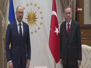 Cumhurbaşkanı Erdoğan, Ukrayna Başbakanı’nı Kabul Etti