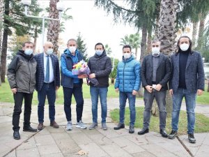 Tsyd Trabzon Şubesi Abdullah Avcı’yı Ziyaret Etti