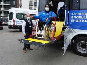 Engelli Sporculara Asansörlü Otobüs