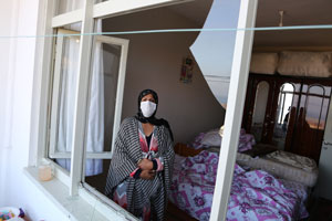 Trabzon'da yol inşaatı sırasında patlatılan dinamit nedeniyle bazı evlerin camları kırıldı