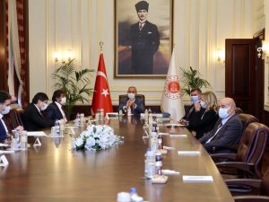 Bakan Gül, Tbb Başkanı Feyzioğlu İle Görüştü