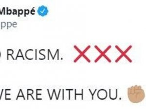 Kylian Mbappe’den Webo’ya Destek