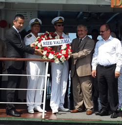 Rize'de, Denizcilik ve Kabotaj Bayramı Kutlandı