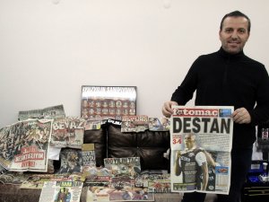 35 Yıldır Beşiktaş’ın Gazetede Çıkan Haberlerini Biriktiriyor