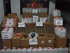 Trabzon’da Sahte Alkol Operasyonu