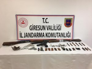 Giresun’da Kaçak Silah Atölyesine Baskın