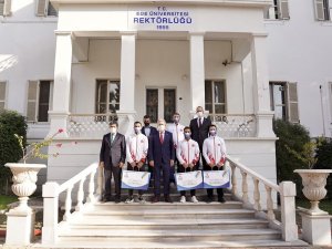 Artistik Cimnastik Milli Takımı İlk Ziyaretini Ege’ye Yaptı