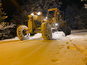 Rize'de Kar Yağışı Nedeniyle 89 Köy Yolu Ulaşıma Kapandı