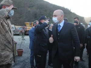 Ulaştırma Ve Altyapı Bakanı Adil Karaismailoğlu Giresun’un Dereli İlçesinde İncelemelerde Bulundu